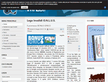 Tablet Screenshot of legainvalidi.it